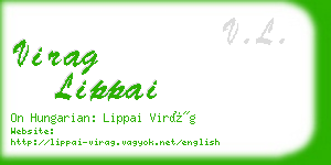 virag lippai business card